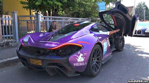 Mso Purple Mclaren P1 Start Up Revs And Acceleration Lovely Sound