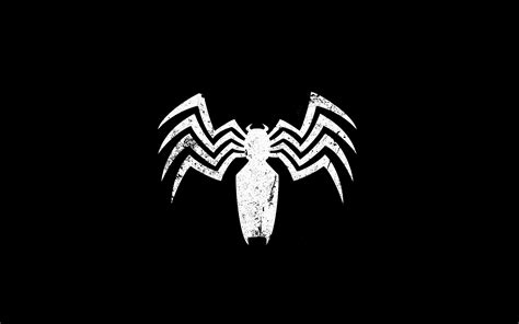 White Spider Logo Venom Spider Man Logo Spider Hd Wallpaper