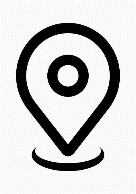 Address Location Map Black Icon Symbol Download Png Citypng