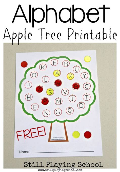 Printable Apple Tree Activity