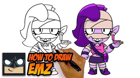 Identify top brawlers categorised by game mode to get trophies faster. How To Draw EMZ | BRAWL STARS - YouTube
