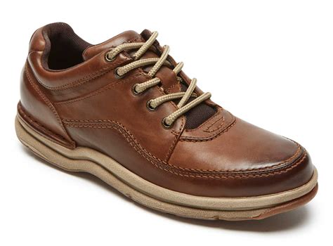 Rockport World Tour Ch3940 Mens Brown Leather Casual Shoe Extra