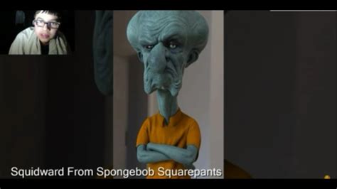 Omg Look How Ugly Scary Squidward Looks In Real Life In The Future