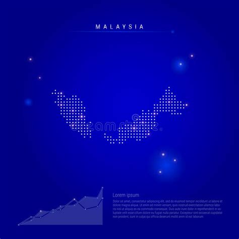 Malaysia Map Infographics Vector Template With Regions And Pointer