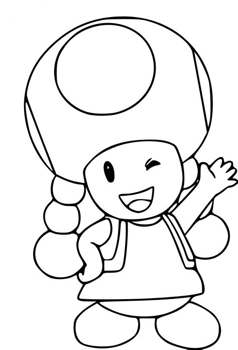 Toadette Coloring Pages