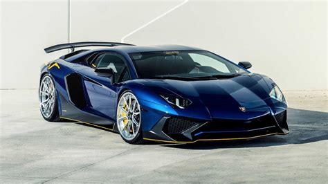 Does This Blue Lamborghini Aventador Sv Look Better With 22 Inch
