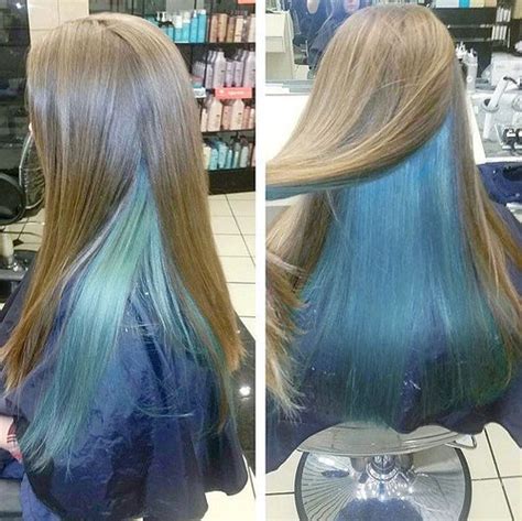 It varies from light brown to almost black hair. 20 Blue Hair Color Ideas- Pastel Blue, Balayage, Ombre ...