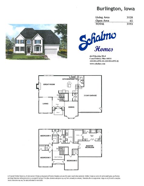Two Story Floor Plans Schalmo Custom Home Builder