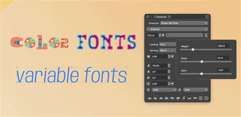 Full Support For Opentype Color Fonts Svg And Colr And Variable Fonts
