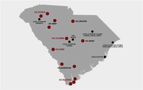 University Of South Carolina Campus Map