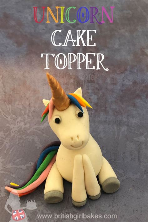 Learn how to make this easy and cute unicorn cake topper with raised front foot to look more alive. Tutorial video for how to make a unicorn cake topper using ...