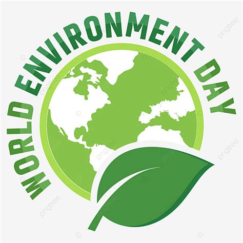 세계 환경의 날 지구 지구와 잎 로고 디자인 환경 일 심벌 마크 지구 Png 일러스트 및 벡터 에 대한 무료 다운로드