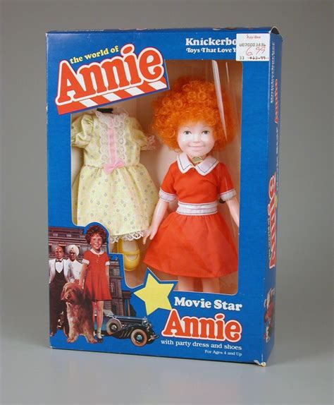 Annie Doll With Her Locket And Change Of Clothes From The 1982 Movie