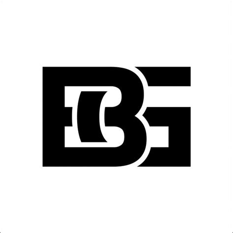 The Letter B Is Made Up Of Black And White Letters