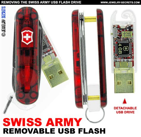 Swiss Army Usb Flash Drive Laser Pocketknife