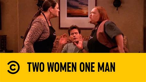 Two Women One Man Two And A Half Men Comedy Central Africa Youtube
