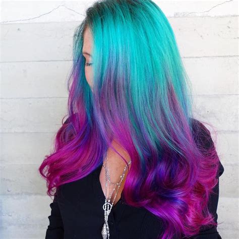 If you want to stand out from the crowd and love bold and crazy colors, this is the perfect hairstyle for you! "Mermaid Hair" Trend Has Women Dyeing Hair Into Sea ...