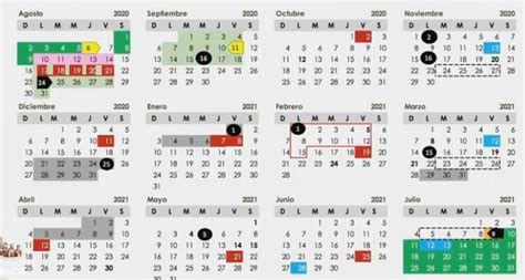 Del 23 al 27 de agosto, el 29 de octubre y el. SEP revela calendario ciclo escolar 2020-2021 para ...