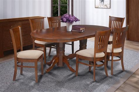 Made in small towns from virginia to north carolina, benchmade features the highest standards for. 9 PC OVAL DINETTE KITCHEN DINING ROOM SET 42"x78" TABLE ...