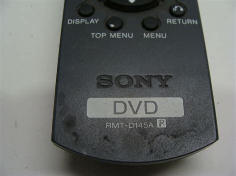 Sony Model Rmt D145a Dvd Remote Control For Dvp Ns715p Ns755 Ns755v Ebay