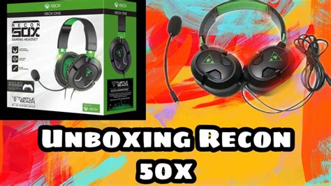 Unboxing Recon 50x Turtle Beach Headsets Gaming YouTube