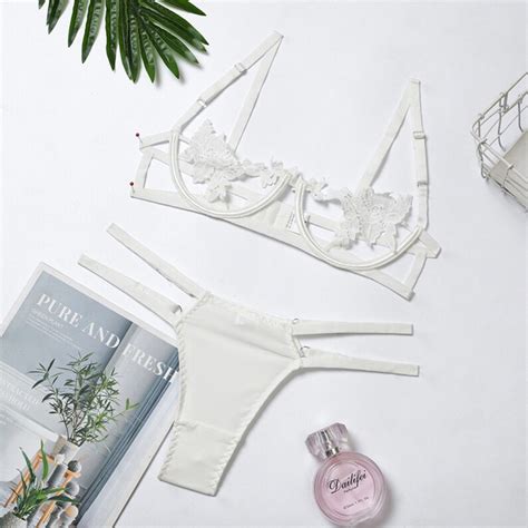 Sexy Lingerie Womens Underwear Set See Through Brassiere Etsy