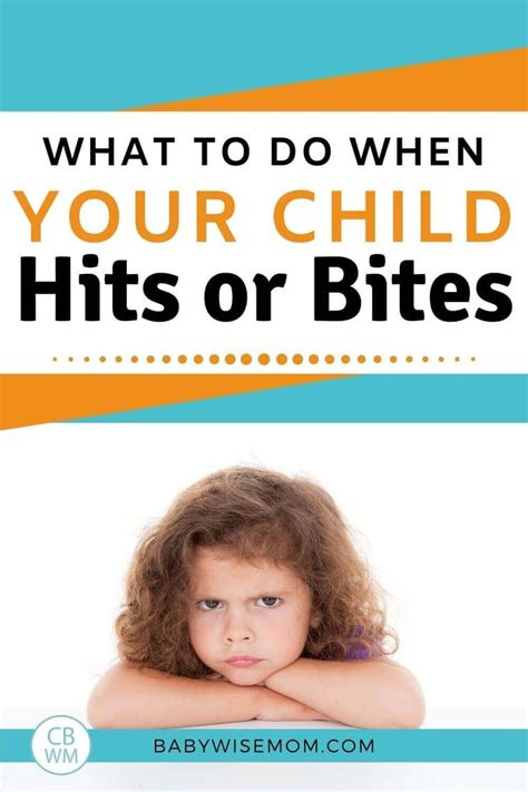 Logical Consequences To Stop Kids Hitting And Biting Babywise Mom