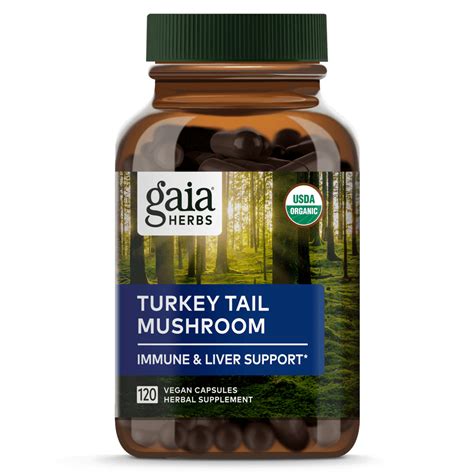 turkey tail mushroom capsules liver support gaia herbs gaia herbs®