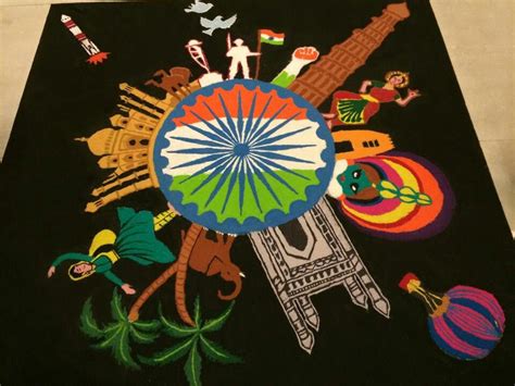 Pin By Rucha On Rangoli Independence Day Drawing Poster Drawing