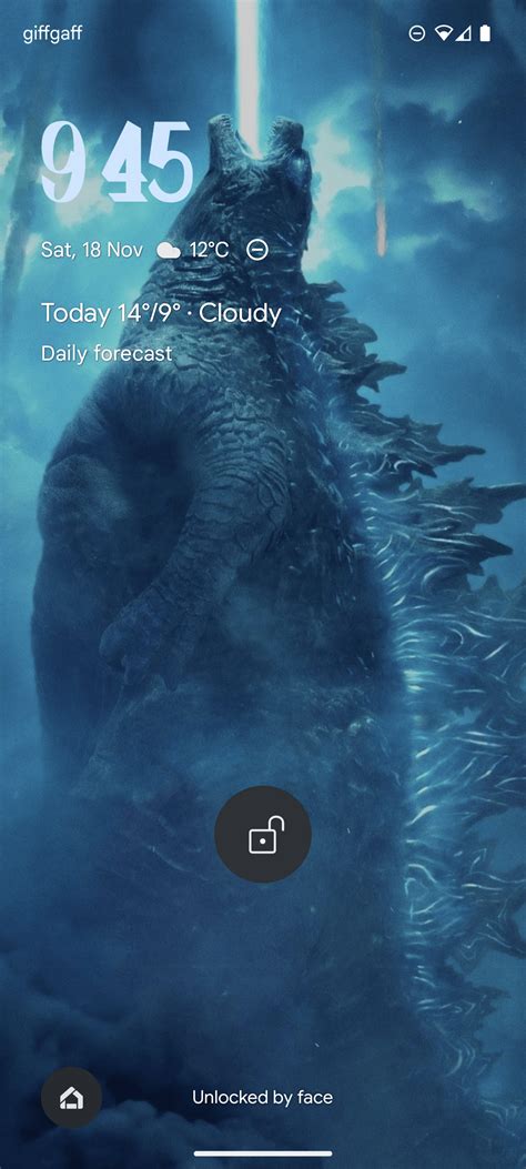 My Lock Screen And Home Screen Rgodzilla