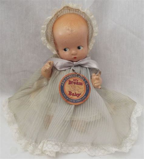 Vintage Arranbee 1930s Dream Baby 10” Composition Doll Original Outfit