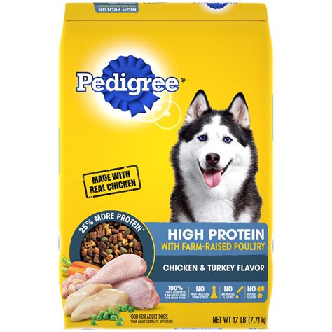 Walmart sells almost everything, including dog food. PEDIGREE High Protein Adult Dry Dog Food Chicken and ...