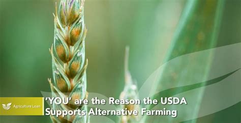 ‘you Are The Reason The Usda Supports Alternative Farming