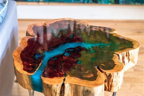 Awesome Resin Wood Table That Will Make You Want To Have It Hoommy