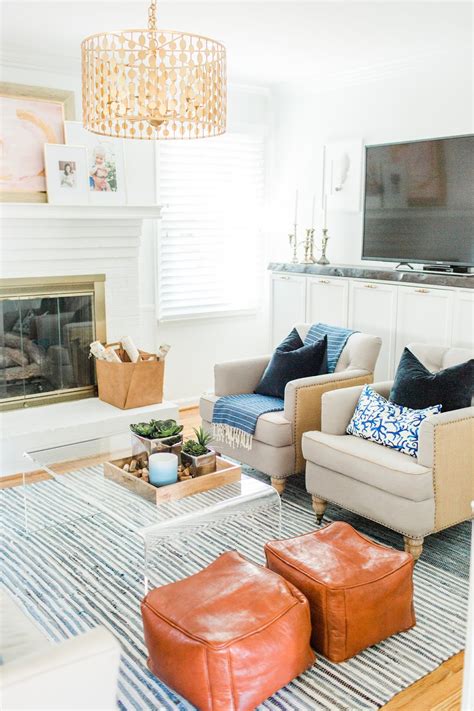 Boho Coastal Living Room Reveal Olive And Tate