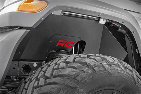 Rough Country Inner Fender Liners For 18 23 Jeep Wrangler Jl Quadratec