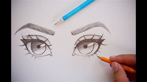 How To Draw Anime Eyes For Beginners Drawing An Eye Step By Step