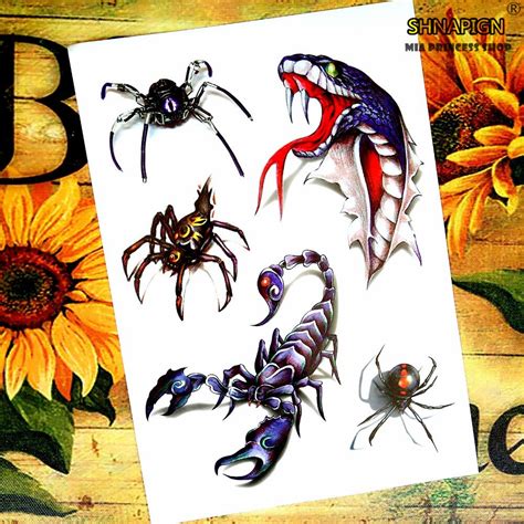 Flickr is almost certainly the best online photo management and. Scorpions spider Temporary Tattoo Body Art Flash Tattoo Stickers 12*20cm Waterproof Henna Tatoo ...