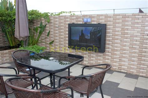 Outdoor TV box enclosure Outdoor Tv Mount Ceiling | Outdoor projector, Outdoor tv mount, Outdoor tv