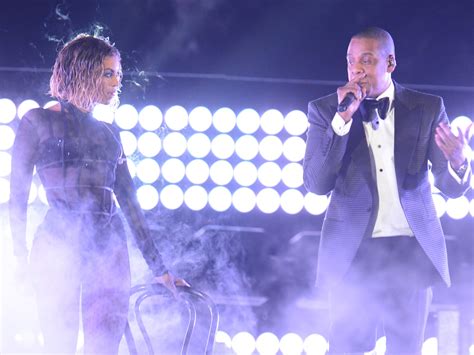 Grammys 2014 Beyonce And Jay Z Open Bizarre Awards