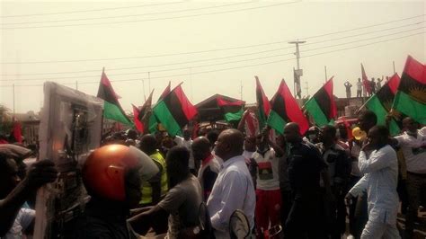 It is for this reason that we come together today and say we. The Biafran: Live Update Photos: Biafra Protest hits Lagos