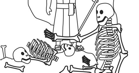 Ezekiel And The Valley Of Dry Bones Coloring Page Our Bible Coloring