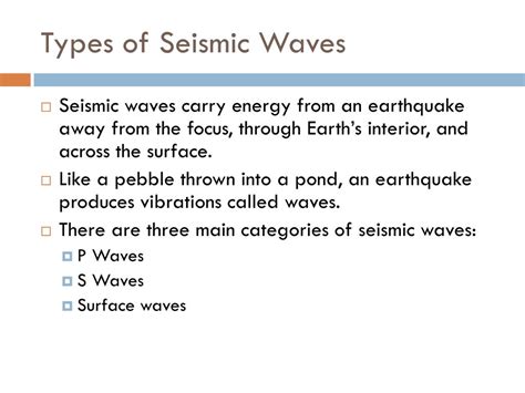 Ppt Lesson 2 Earthquakes And Seismic Waves Powerpoint Presentation