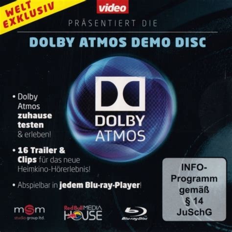 Dolby Atmos Blu Ray Demo Disc Video Editiondolby Demodolby Demo Discs