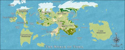 Toril Map In Forgotten Realms World Anvil