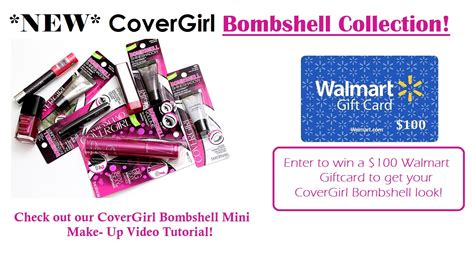 Gift cards are valid for 3 years starting their date of purchase, unless otherwise stated. $100 Walmart Gift Card #Giveaway #CovergirlBombshell - BB ...