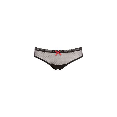 Barely Bare Peek A Boo Mesh And Lace Butt Panty Lingerie Women Underwear