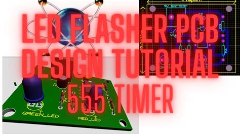 Proteus Tutorial How To Design Simple Pcb For Beginner Led Flasher