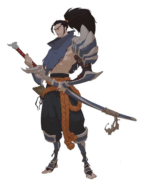 Artstation Yasuo Kin Of The Stained Blade Character Look Dev