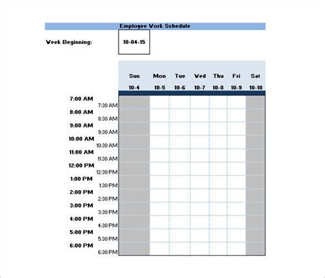 Free 50 Printable Schedule Templates In Pdf Ms Word Excel